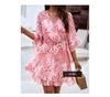 Elegant Lace Printed Dress for Women Spring Summer by Diyun
