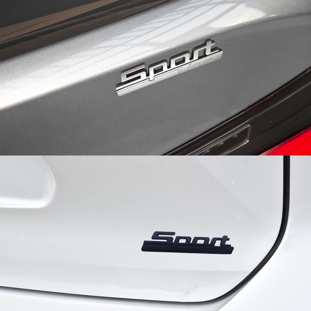 Metallic Car Sports Line Fender and Trunk Badge Stickers Car Sport Logo for BMW