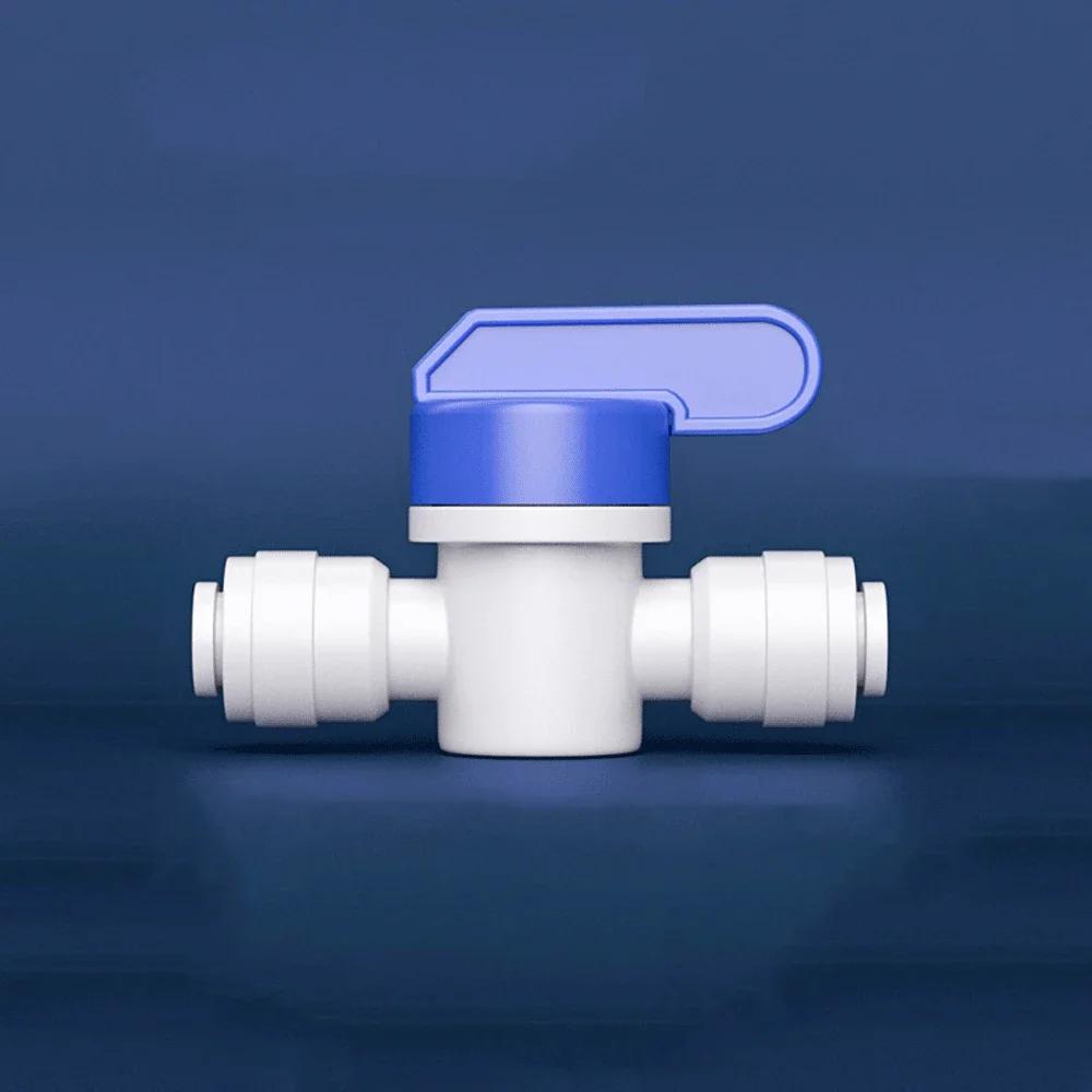 Fit 6.35mm Tube X Male Female Thread 1/2" BSP POM Quick Fitting Connector For Aquarium RO Water Filter Reverse Osmosis System