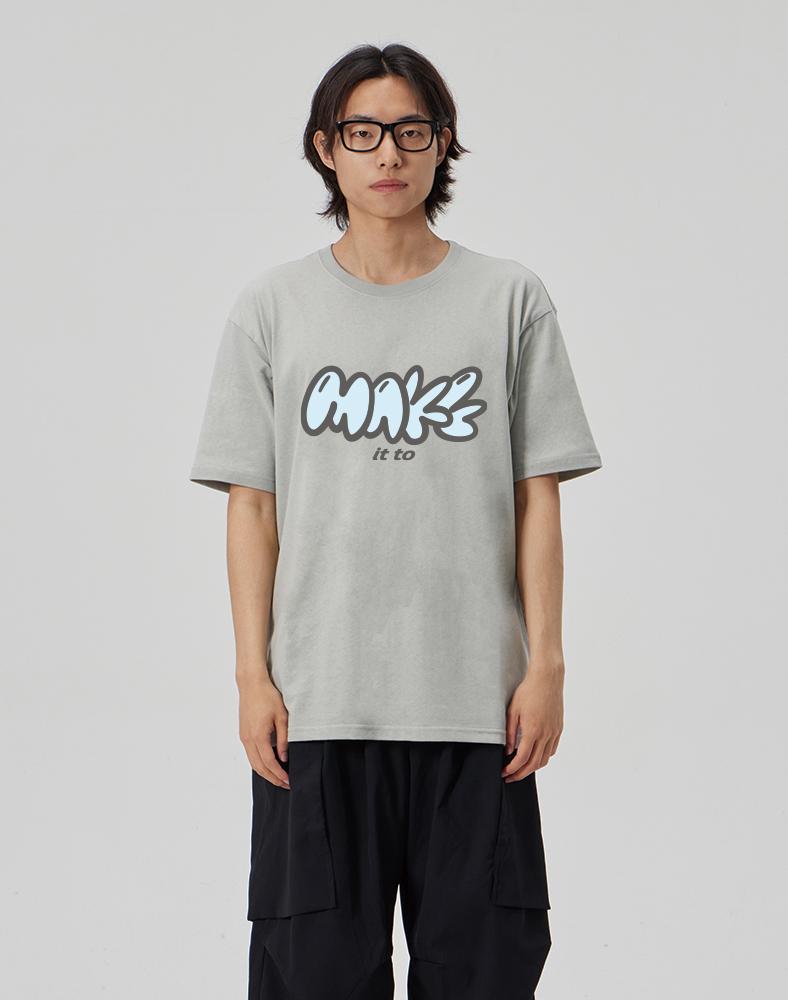 Make It Two [Make] Crew Neck Tee_Mint Xxl