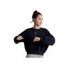 Li Ning Training Series Fitness Series Solid Color Logo Embroidered Round Neck Long Sleeve Sweatshirt Women Sweatshirt Beige AWDR922-6