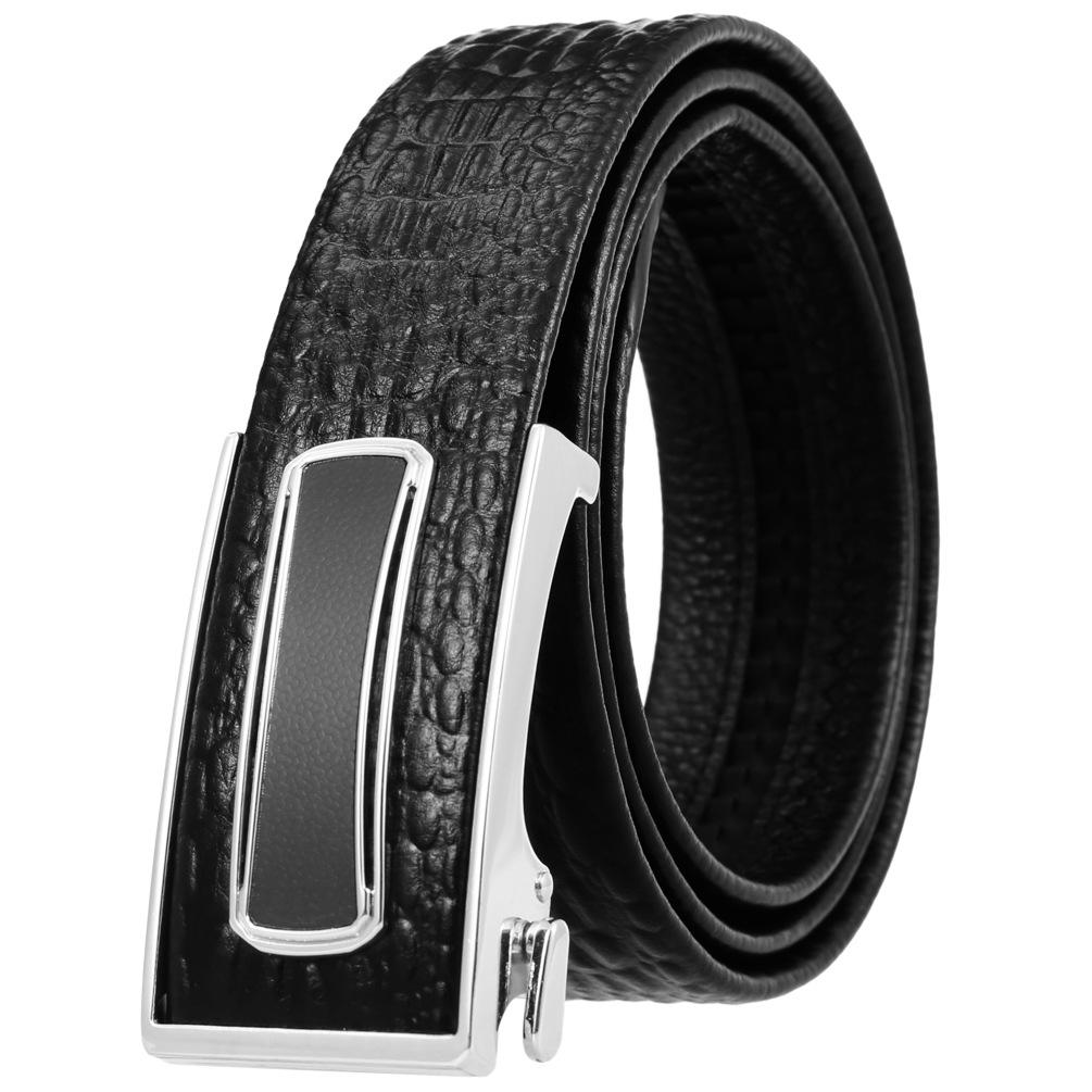 Ceinture tendance en cuir de vachette pleine fleur, boucle intérieure ceinture homme Ly36-23018-5