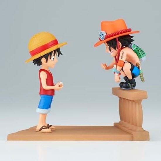 Banpresto One Piece Log Story Monkey D. Luffy Portgas Ace Bandai Spirits World Collectible Figure