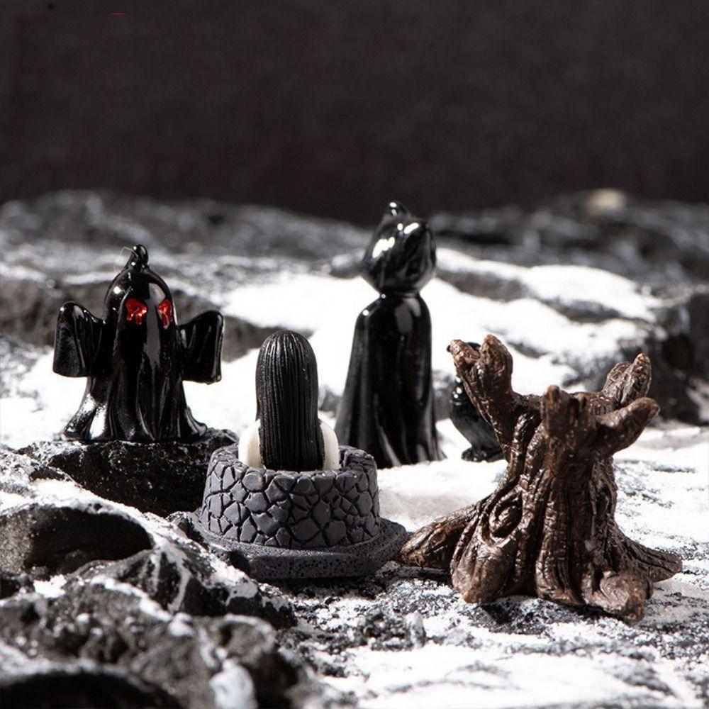 Mini Tombston Ornaments DIY Resin Festival Ornaments Halloween Small Ornaments  Decor Accessories