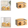 Cat Scratcher House Kitten Toy Playing with Teasing Ball Sturdy Gift Prevents Furniture Damage Cat Scratch Bed Scratching Bed