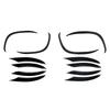 Fog Light Canard Front Bumper Splitter Spoiler for Mercedes Benz C Class W205 S205 A205 C205 C200 C220d C300 2018-