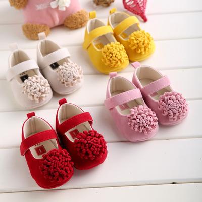 Sapatos de aprendizagem Sapatos de bebê femininos Sola macia Princesa Passo Frente Sapatos Sapatos de bebê