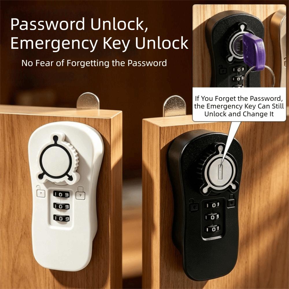 Zinc Alloy Combination Cabinet Lock 3 Digit Password Cabinet Lock Drawer Lock