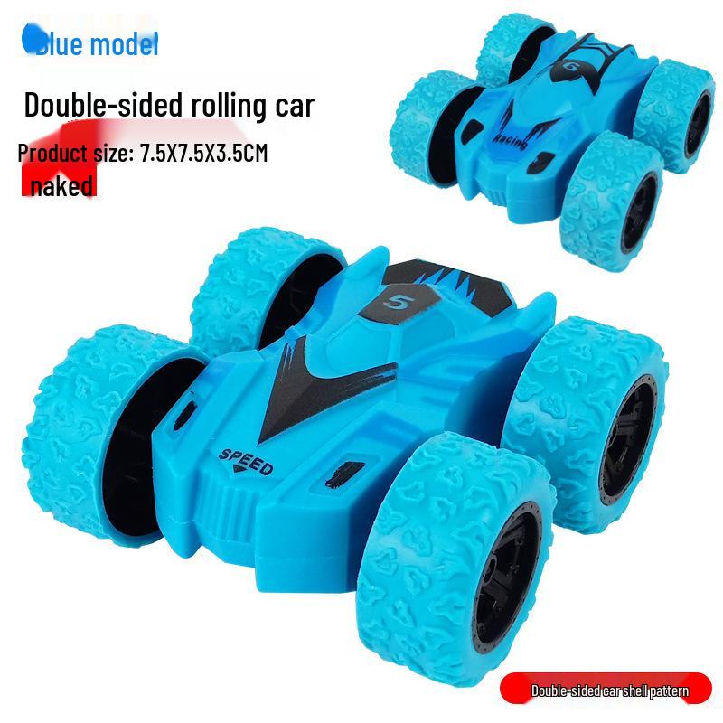 Children's Inertial 4WD Off-Road Swinging Stunt Car Model with Shock Absorption.
