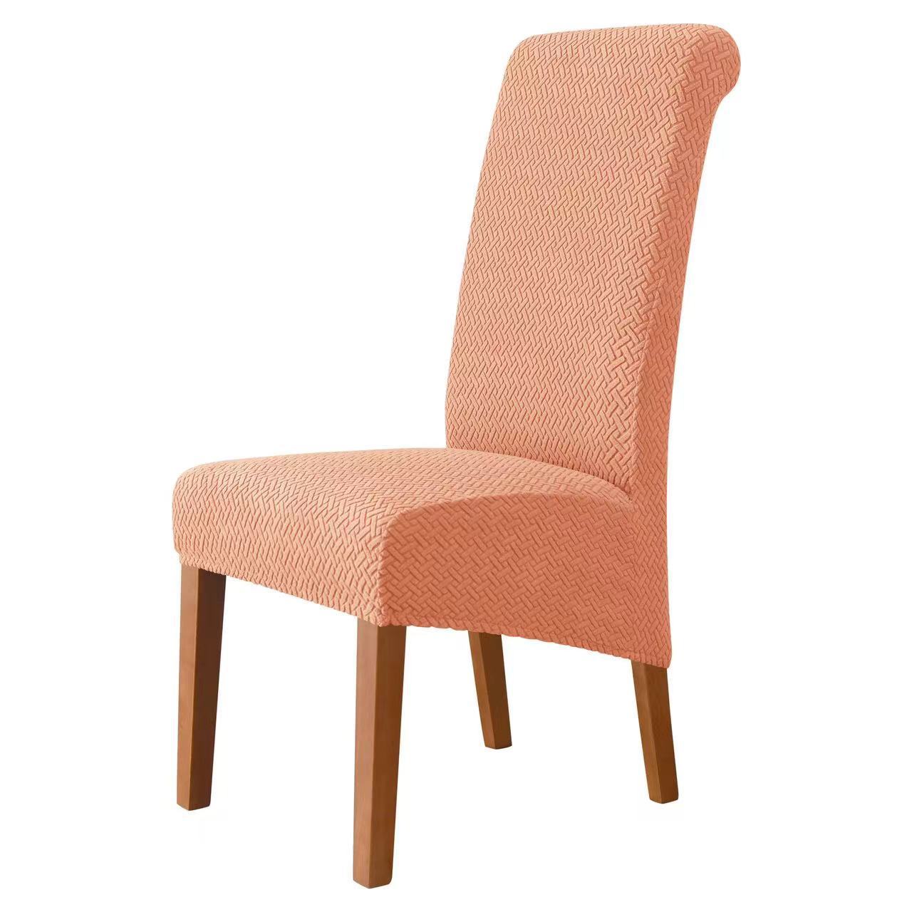 

Чехол для стула для ресторана, большего размера, утолщенный, специальный, эластичный, для обеденного стула, современный, простой, универсальный стул для отеля 23*19*4cm