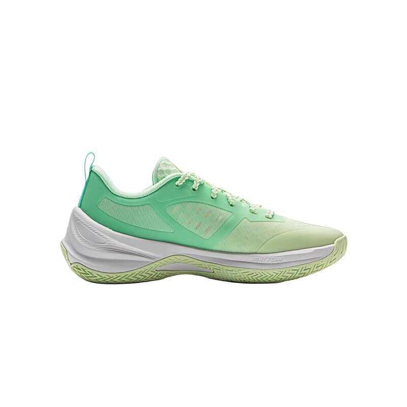 Li Ning Kids Basketball Fashion Trend Non-Slip Rebound Breathable Support Low-Top Basketball Shoes Men sneaker White Green YKBV022-9