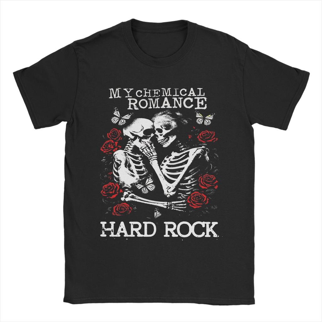 MCR Fanart T Shirt Summer My Chemical RoUnisexce Pure Cotton TShirts For Adult Fashion Casual Tee Shirt ShortSleeved Vintage Tops