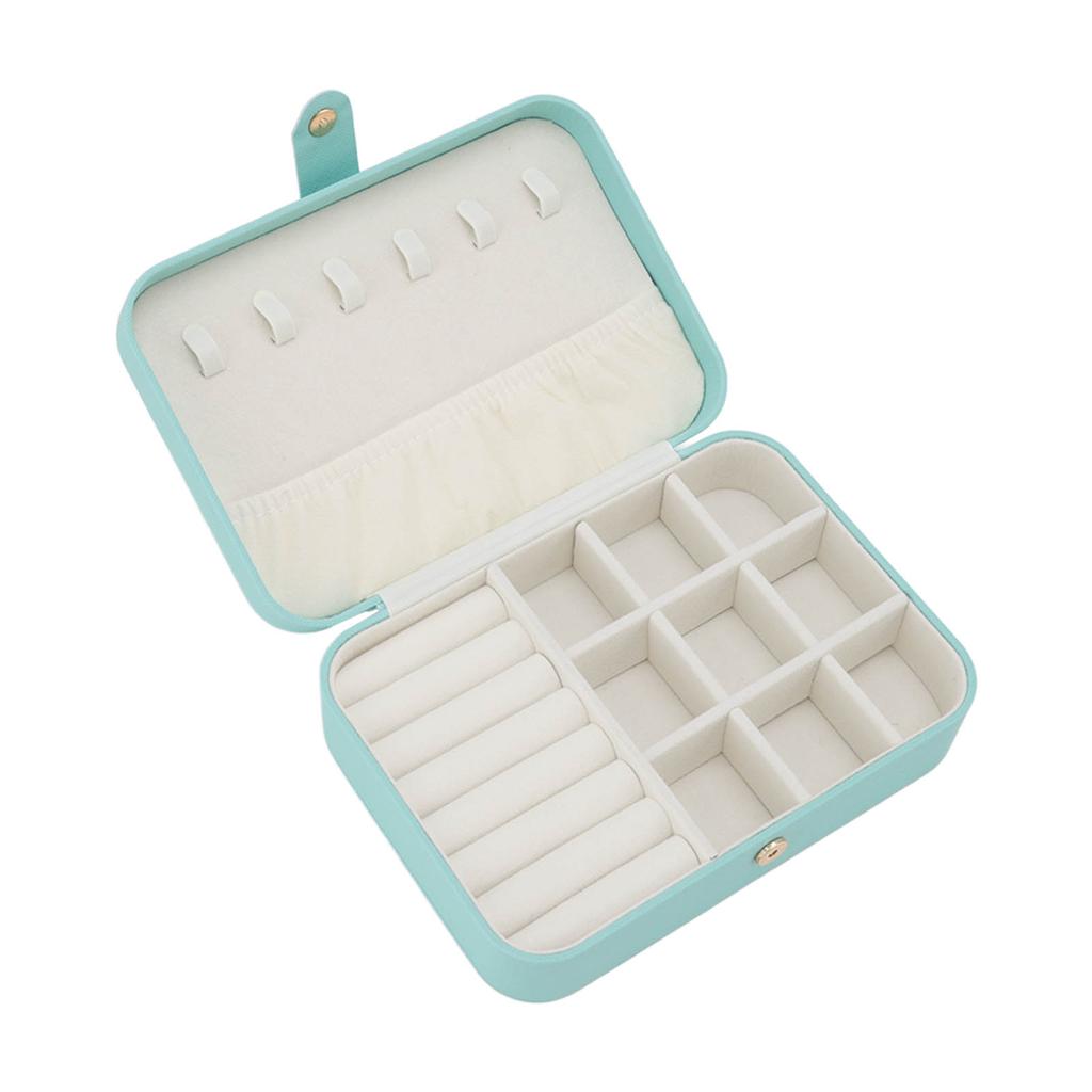 Travel Jewelry Case Small Portable Organizer Display Storage Box for Rings Earrings