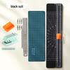 Dual Blade Portable Paper Cutter - Durable Sharp Craft & Office Knife for Students and Artists