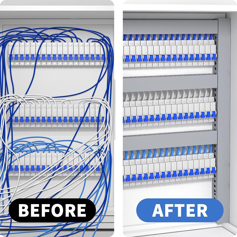 PVC Cable Raceway Gray Wiring Duct Open Slot Wire Covers For Cords Under Desk Cable Management Hide Under Desk Power Cords.