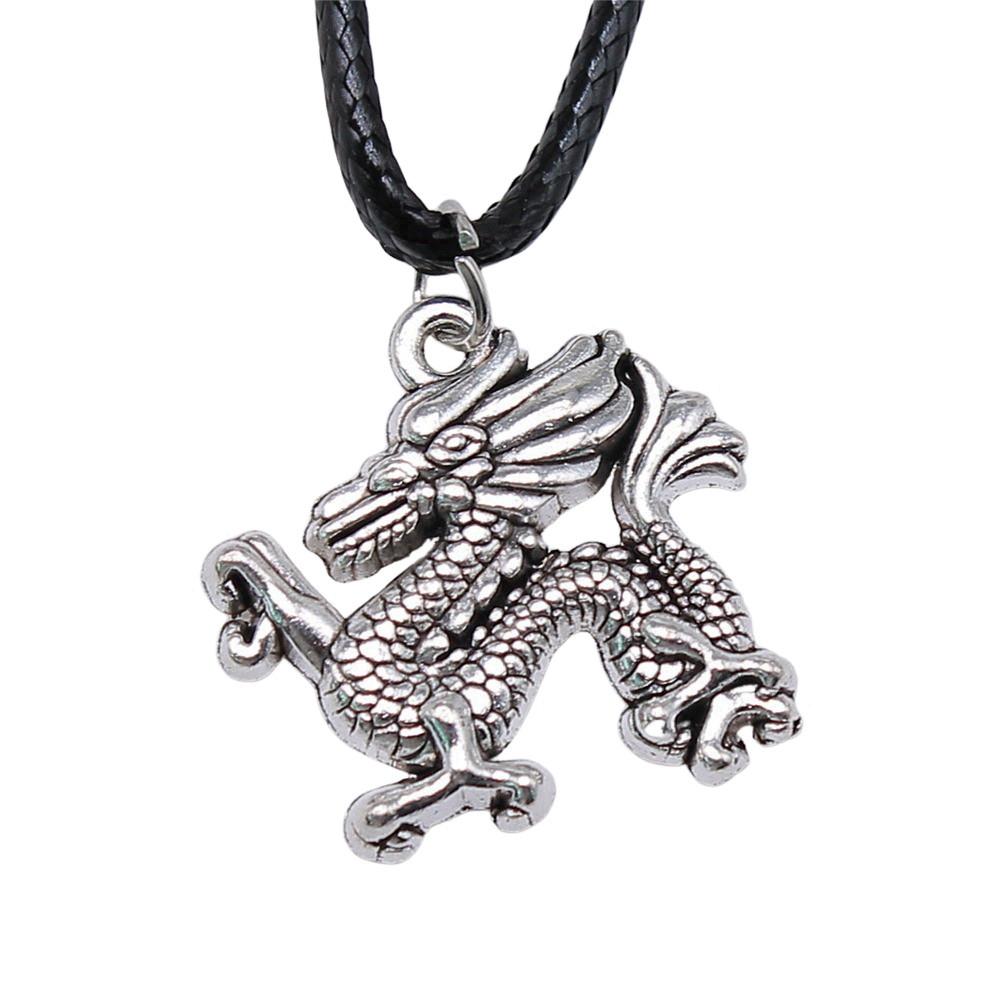 Caduceus Medical Symbol Pendant Necklace Doctor Nurse Gift With 45cm Leather Chain