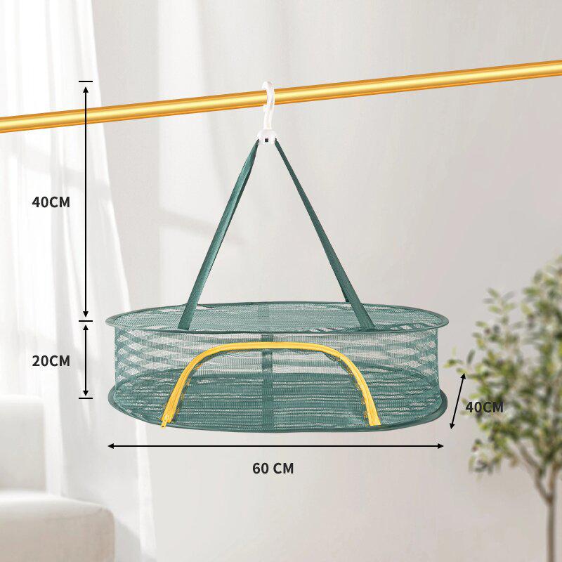 New Style Mosquito-Proof Drying Net for Fish, Chili, Bacon, Sweaters, Underwear - Fully Enclosed Design