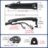 LHD RHD Front Door Handle O/S Driver Right Side Keyless Entry For Nissan Juke 2010 2011 2012 2013-2019 80644-3WC2A 80640-3WC2A