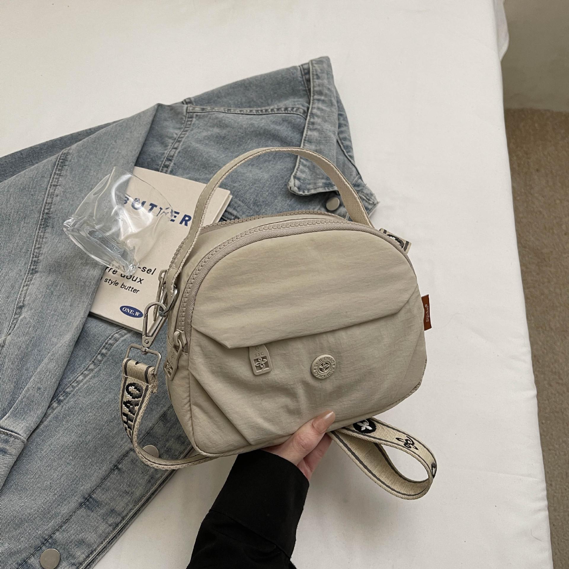 2026 Korean Macaron Shell Bag: Lightweight Nylon Women s Crossbody Bag