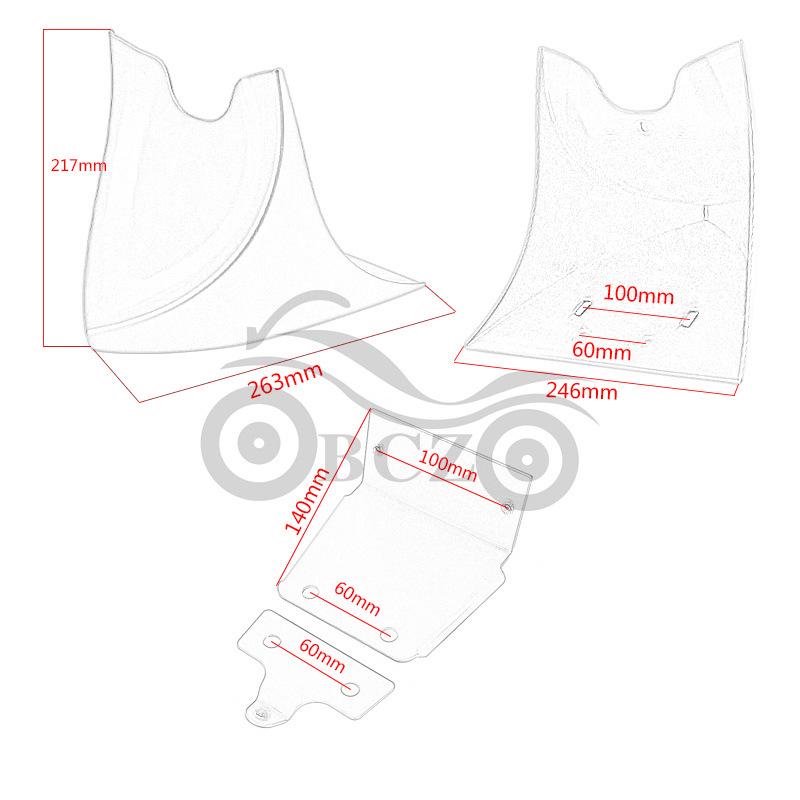 Harley 883 Softail Breakout Fat Boy Lower Engine Frame Deflector Cover