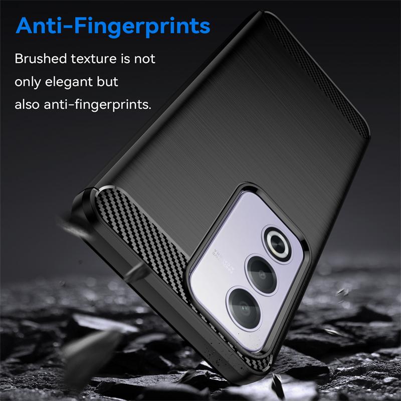 For OPPO A80 5G Case Cover OPPO A80 5G Capas Silicone Phone Bumper Back Shockproof Soft TPU Carbon Fiber For Fundas OPPO A80 5G
