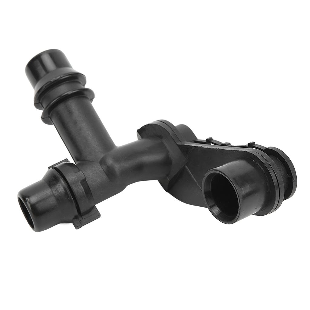 Radiator Coolant Water Hose Connector 17111707817 ABS Black Replacement for E46 3 Series