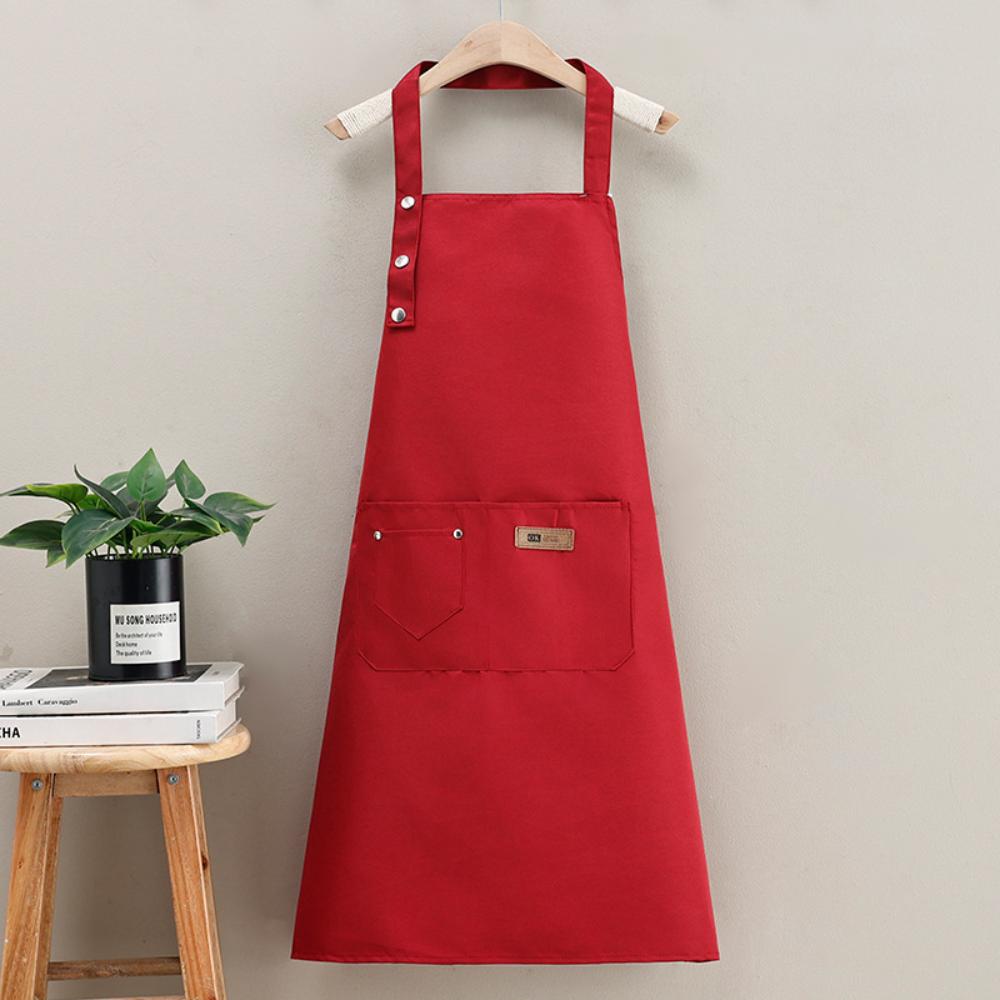 New Fashion Kitchen Aprons for Woman Men Chef Work Apron for Grill Restaurant Bar Shop Cafes Beauty Nails Studios Uniform