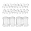 20Pcs LED Light Holders Clear Plastic 3Mm Panel Mount Diode Clips Protective Sleeve LED Bulb Caps for Electronic Displays