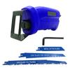 Electric Sabre Saw Reciprocating Saw for Household Repair Tools Blue Woodworking Cutting