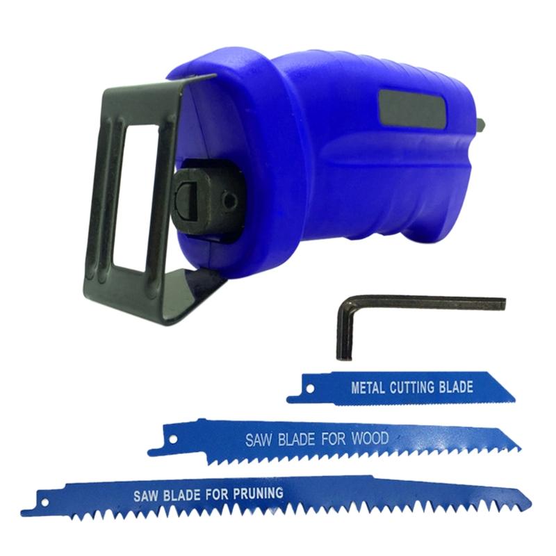 Electric Sabre Saw Reciprocating Saw for Household Repair Tools Blue Woodworking Cutting