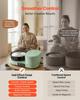 Pottery Wheel for Adults, 28 cm Aluminum Turntable, 450W Electric Table Top Pottery Wheel with Foot Pedal, 30-300 RPM Adjustable Speed, Aluminum Body,