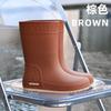 Fashion Women's Medium Tube Non-slip Waterproof Shoes Rain Shoes Rain Boots Water Boots Thermal Cover Shoes Adult Long Tube