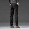 Autumn And Winter Men'S Plush Thick/Regular Casual High-Quality Elastic Straight Tube Loose And Lightweight Business Versatile Pants