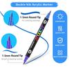 Double-Headed Dual-Color Acrylic Marker Set for Kids, 72 Colors Doodle Stationery