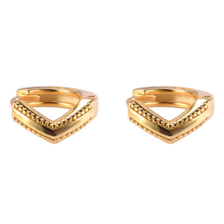 18k Silver Ear Cuffs & Cartilage Studs: Korean Style Women's Earrings
