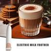 Dtharen Handheld Coffee Frother, Handheld Milk Frother - Battery-Operated Stainless Steel Electric Foam Maker, Kitchen Gadget for Milk Coffee, Latte,