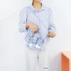IELGY Fresh And Sweet Jelly Bag Girl Fashion Portable Magnetic Button PVC White Spring And Summer Ins Transparent Bag Chain Handbag Son-mother Bag