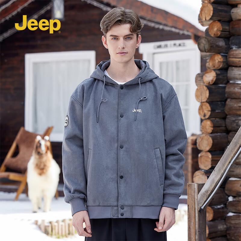 

JEEP Men s Hooded Casual Jacket M