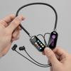 LED Display Neckband Headsets Color Screen Noise Reduction Earbuds  Neck-hanging