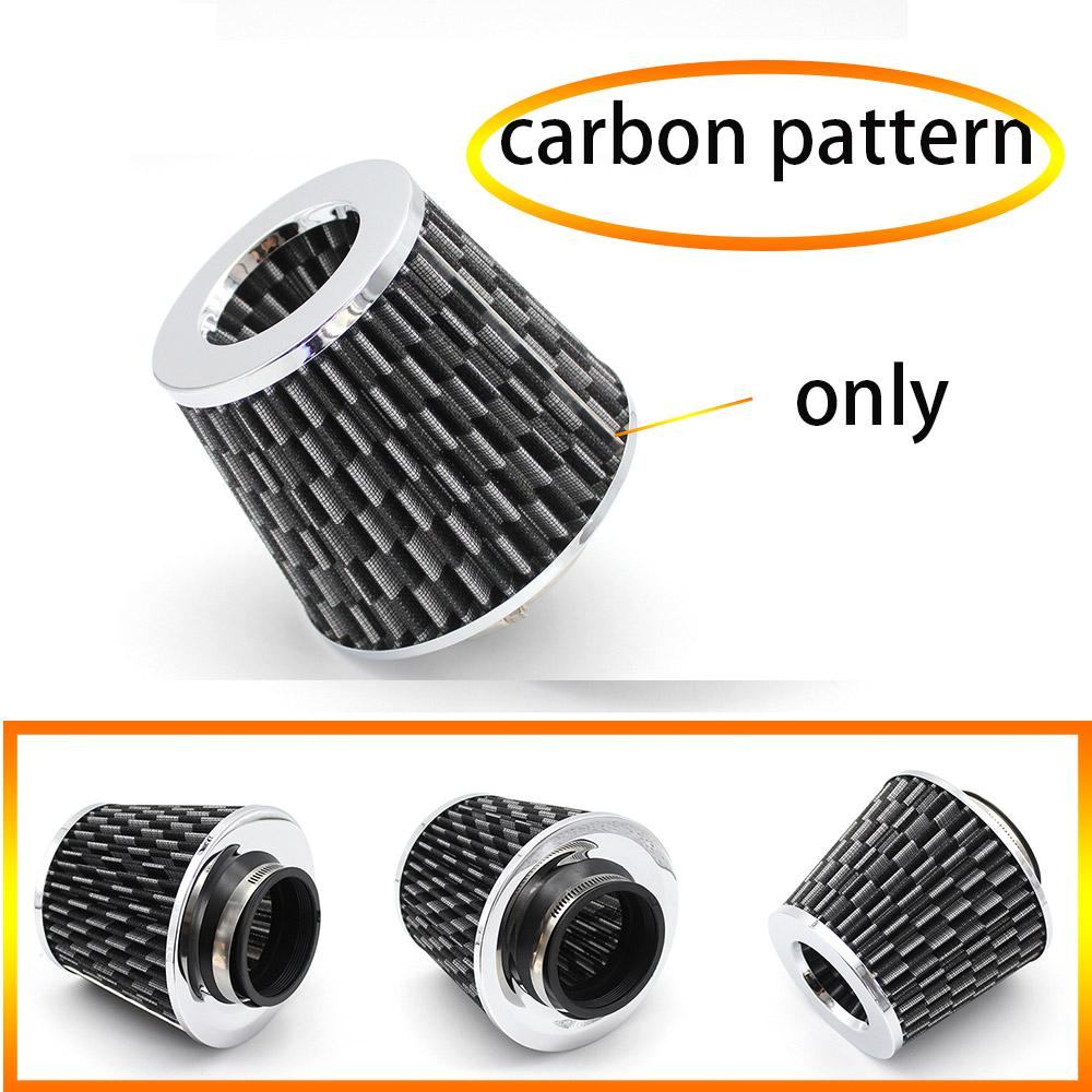 76mm Universal Car Racing Cold Air Intake System Turbo Induction Pipe Tube Kit Cone High Flow Performace Air Filter Inlet