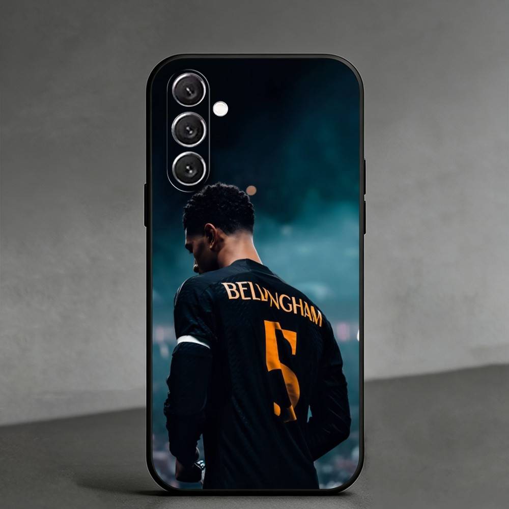 Custodia per telefono J-Jude Bellingham per Samsung Galaxy A91,80,73,72 ,71,53,52,32 ,31,22,21s,20, Custodia morbida nera
