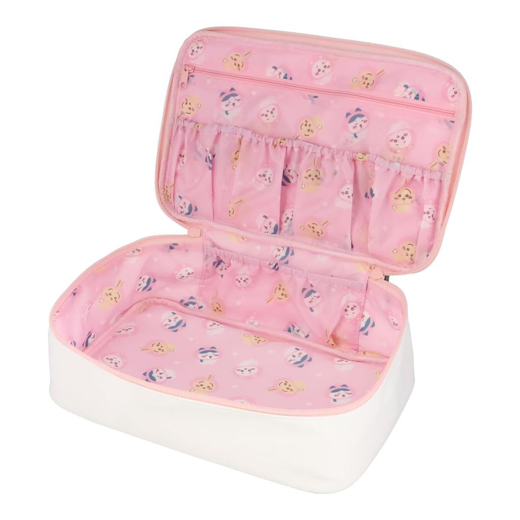 Shobido Chiikawa Multi-Pouch, Original Design, Peach Series, Chiikawa Nagano Storage Pouch