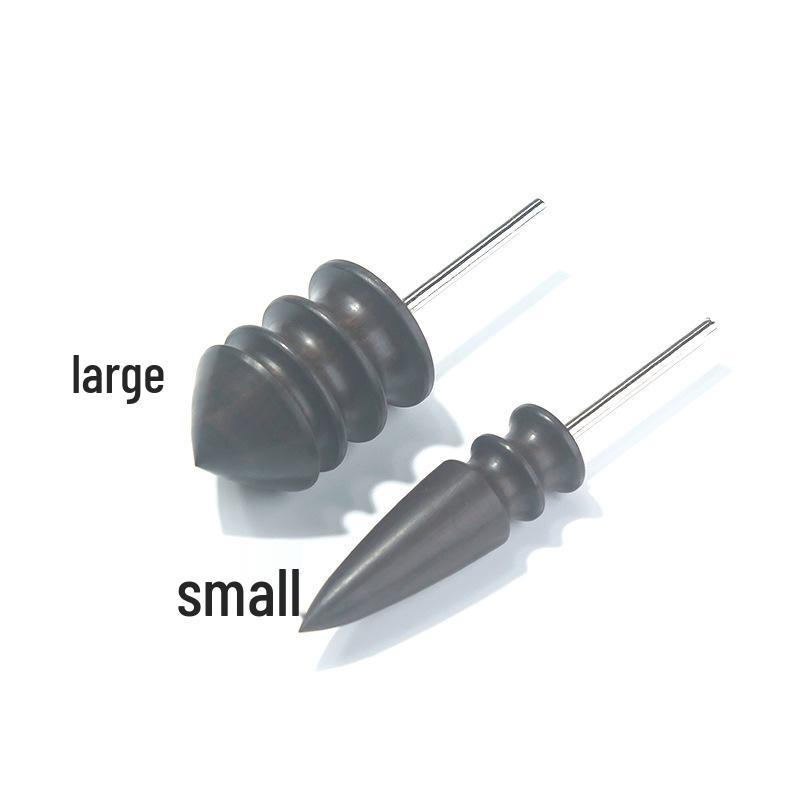 Ebony Electric Grinder Head for Leathercraft Polishing and Sandalwood DIY Tasks