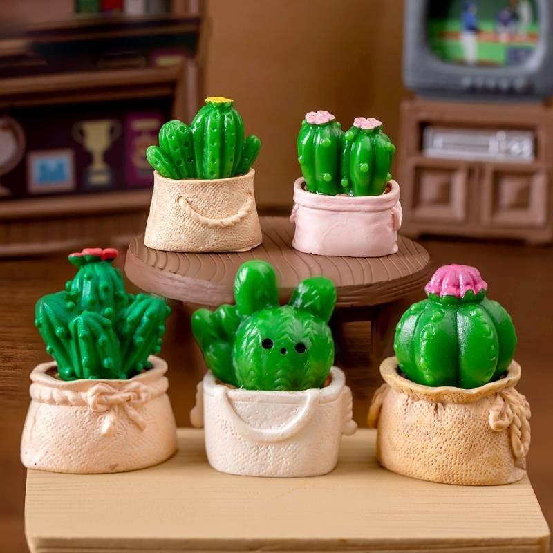 Landscape Creative Micro Cactus Decorations Toy Accessories Ornaments Desktop