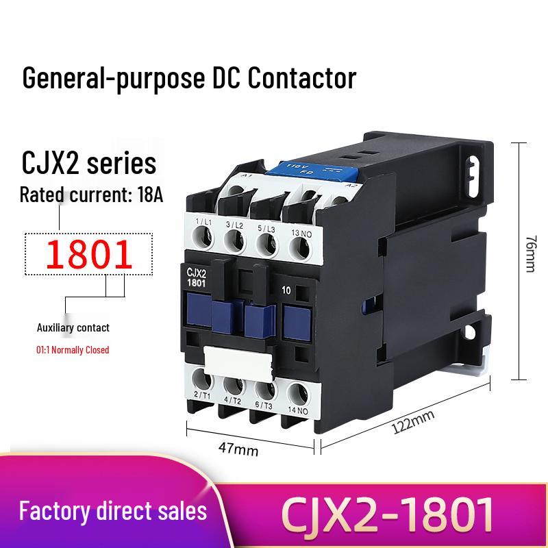 DC 24V Contactor CJX2 Series: 1210Z, 1810Z, 2510Z, 3210Z, 5011Z, 6511Z, 9511Z