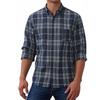 Thickened Long-sleeved Men's Lapel Shirt American Casual Loose Plaid Neutral Jacket