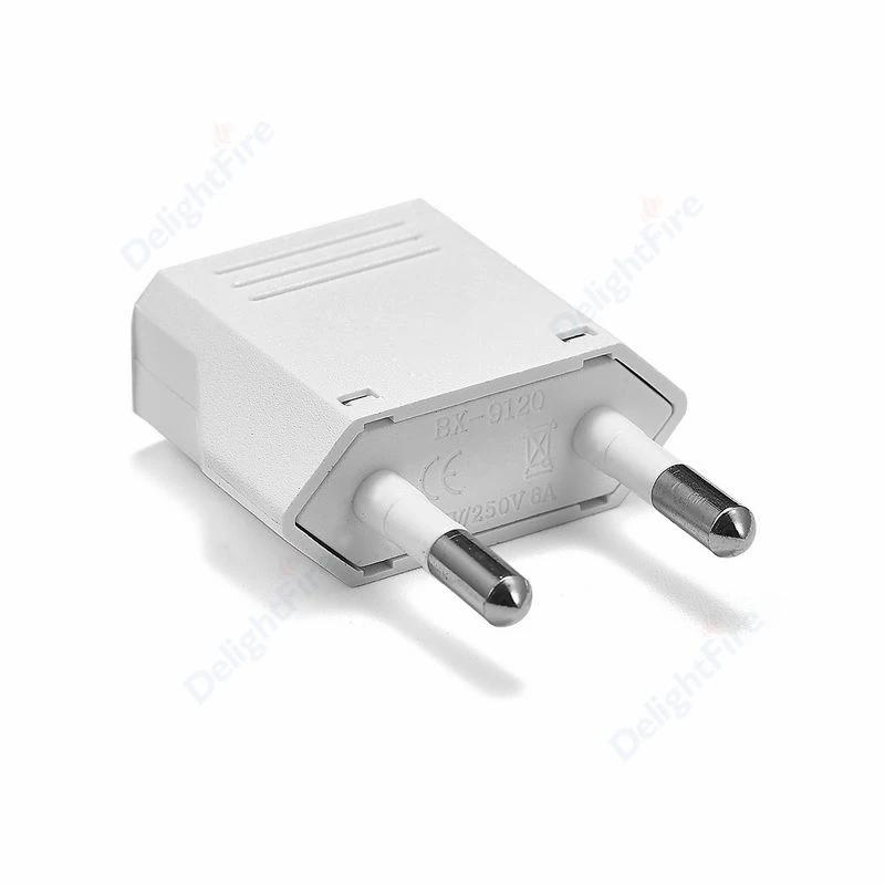 1pcs Power Plug Adapter US To EU Euro Europe Plug Power Plug Converter Travel Adapter China CN To EU Adapter Electrical Socket