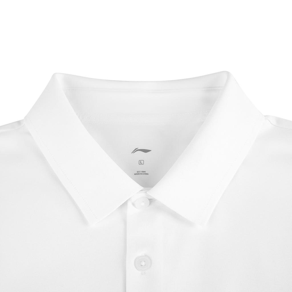 Li-Ning Versatile Comfortable Breathable Polo Shirt Men tops White APLW149-12