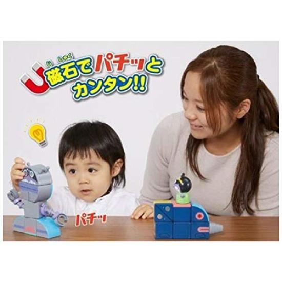 BANDAI Anpanman Snap with Inspiration Cube Baikin Mecha Set magnet!