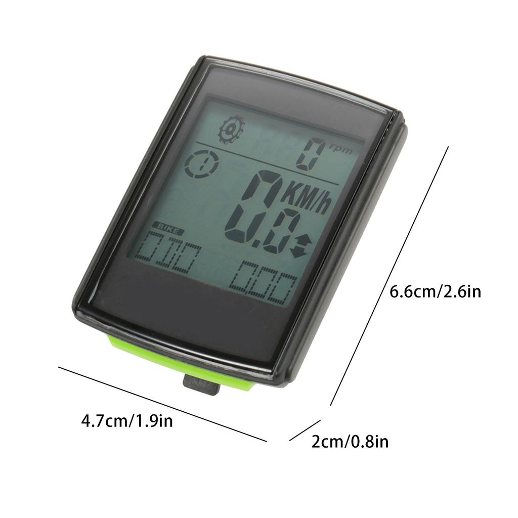 Lixada Multifunctional 3 in 1 Wireless LCD Bicycle Cycle Computer with Cadence Heart Rate Monitor Chest Strap Water